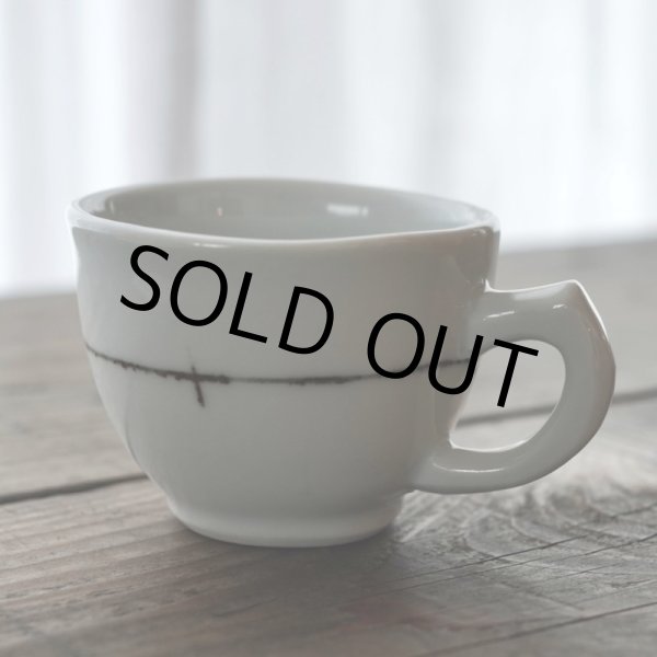 画像4: コーヒーカップと珈琲豆（茶の線） (4)