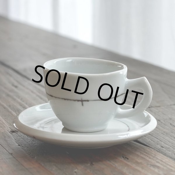 画像3: コーヒーカップと珈琲豆（茶の線） (3)