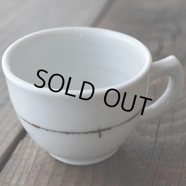 画像5: コーヒーカップと珈琲豆（茶の線） (5)